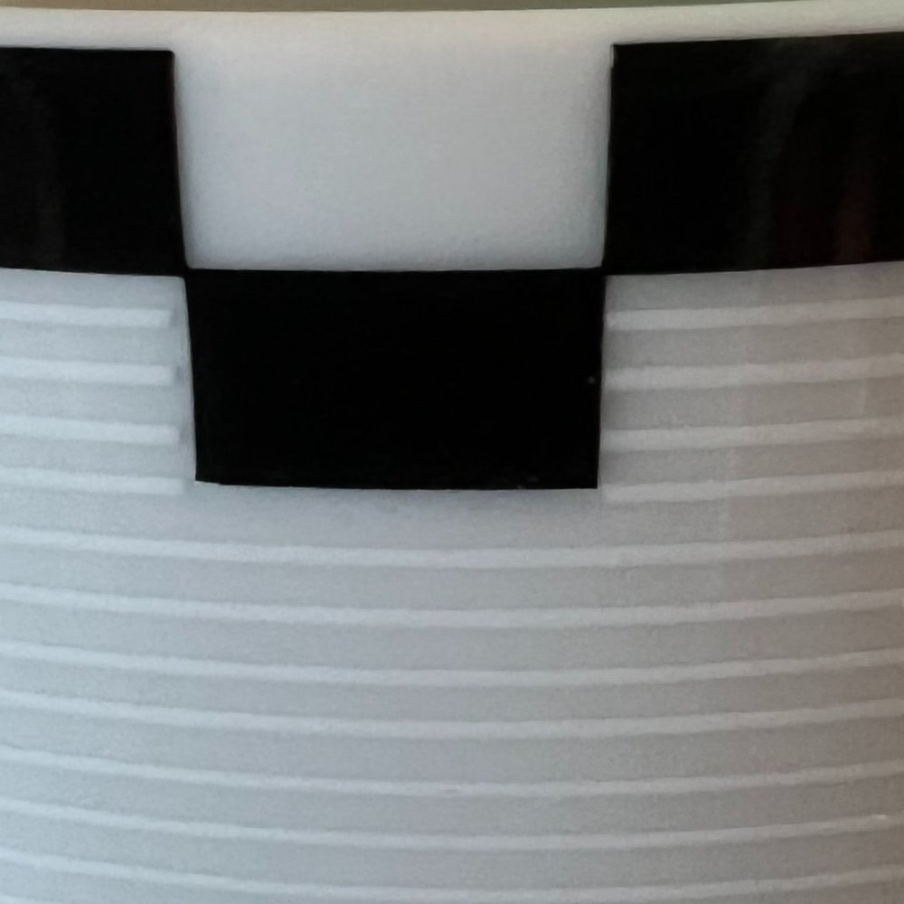 Mikasa Midnight Fine China Cup and Saucer Set Vintage Japan L5542 Black White - Picture 4 of 10